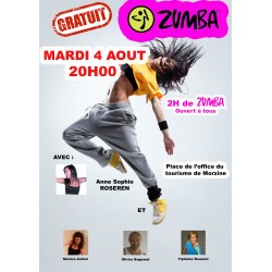 Masterclass Zumba été 2015 à Morzine.